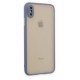 iPhone X Kılıf Montreal Silikon Kapak - Gri
