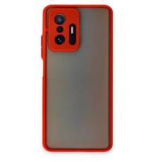 Xiaomi Mi 11T Pro Kılıf Montreal Silikon Kapak - Kırmızı