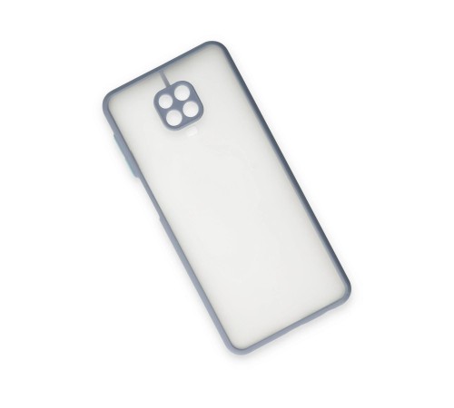 Xiaomi Redmi Note 9 Pro Kılıf Montreal Silikon Kapak - Gri Xiaomi Redmi Note 9 Pro Kılıf Montreal Silikon Kapak - Gri
