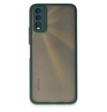 Vivo Y11S Kılıf Montreal Silikon Kapak - Yeşil