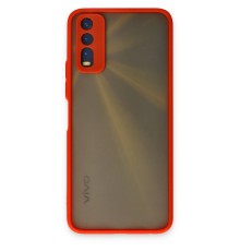 Vivo Y11S Kılıf Montreal Silikon Kapak - Kırmızı