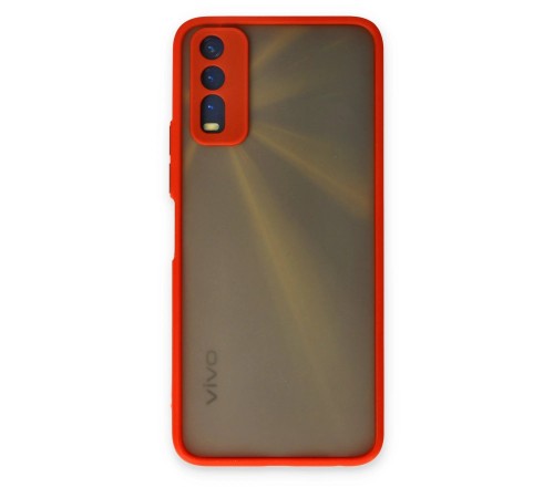 Vivo Y11S Kılıf Montreal Silikon Kapak - Kırmızı Vivo Y11S Kılıf Montreal Silikon Kapak - Kırmızı