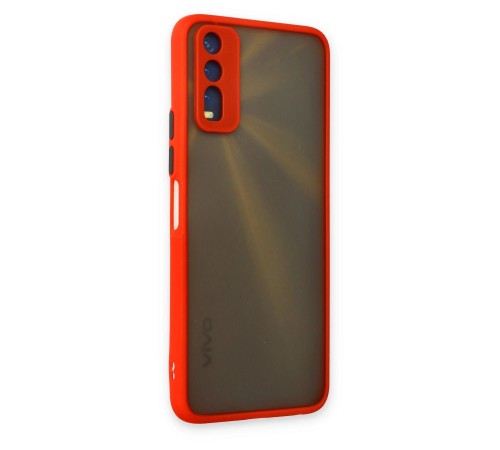 Vivo Y11S Kılıf Montreal Silikon Kapak - Kırmızı Vivo Y11S Kılıf Montreal Silikon Kapak - Kırmızı