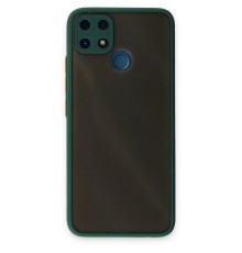 Realme C25 Kılıf Montreal Silikon Kapak - Yeşil