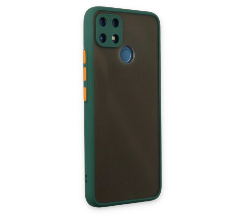 Realme C25 Kılıf Montreal Silikon Kapak - Yeşil Realme C25 Kılıf Montreal Silikon Kapak - Yeşil