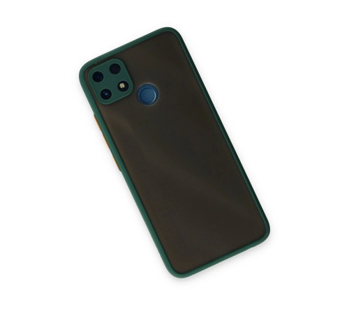 Realme C25 Kılıf Montreal Silikon Kapak - Yeşil Realme C25 Kılıf Montreal Silikon Kapak - Yeşil