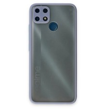 Realme C25 Kılıf Montreal Silikon Kapak - Gri