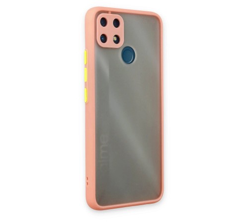 Realme C25 Kılıf Montreal Silikon Kapak - Pembe Realme C25 Kılıf Montreal Silikon Kapak - Pembe