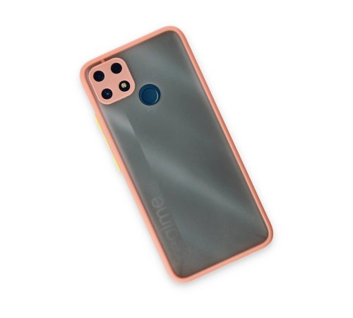Realme C25 Kılıf Montreal Silikon Kapak - Pembe Realme C25 Kılıf Montreal Silikon Kapak - Pembe