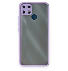 Realme C25 Kılıf Montreal Silikon Kapak - Mor