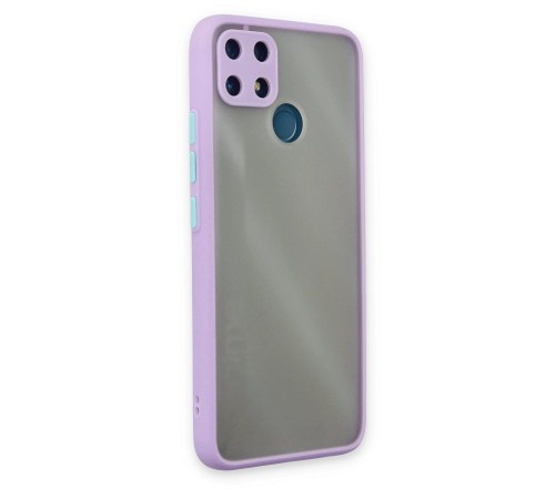 Realme C25 Kılıf Montreal Silikon Kapak - Mor Realme C25 Kılıf Montreal Silikon Kapak - Mor