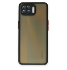 Oppo Reno 4 Lite Kılıf Montreal Silikon Kapak - Siyah