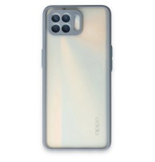 Oppo Reno 4 Lite Kılıf Montreal Silikon Kapak - Gri