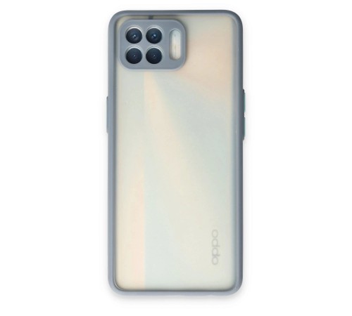 Oppo Reno 4 Lite Kılıf Montreal Silikon Kapak - Gri Oppo Reno 4 Lite Kılıf Montreal Silikon Kapak - Gri