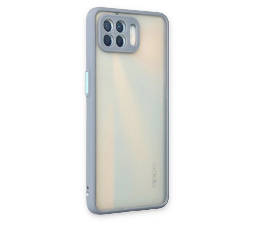 Oppo Reno 4 Lite Kılıf Montreal Silikon Kapak - Gri Oppo Reno 4 Lite Kılıf Montreal Silikon Kapak - Gri