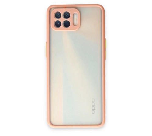 Oppo Reno 4 Lite Kılıf Montreal Silikon Kapak - Pembe Oppo Reno 4 Lite Kılıf Montreal Silikon Kapak - Pembe