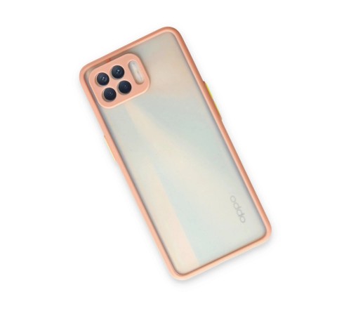 Oppo Reno 4 Lite Kılıf Montreal Silikon Kapak - Pembe Oppo Reno 4 Lite Kılıf Montreal Silikon Kapak - Pembe
