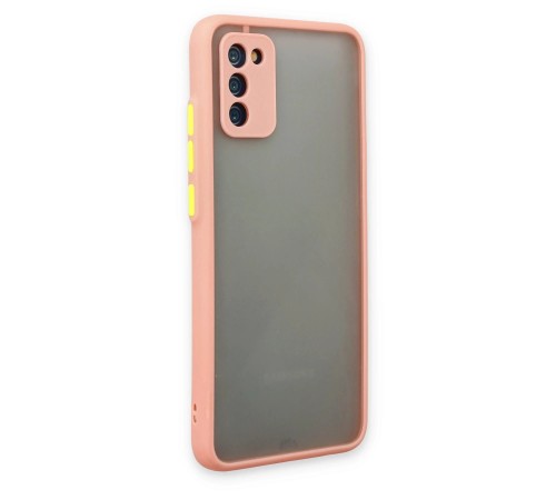 Samsung Galaxy A02S Kılıf Montreal Silikon Kapak - Pembe Samsung Galaxy A02S Kılıf Montreal Silikon Kapak - Pembe