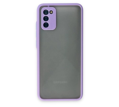 Samsung Galaxy A02S Kılıf Montreal Silikon Kapak - Mor Samsung Galaxy A02S Kılıf Montreal Silikon Kapak - Mor