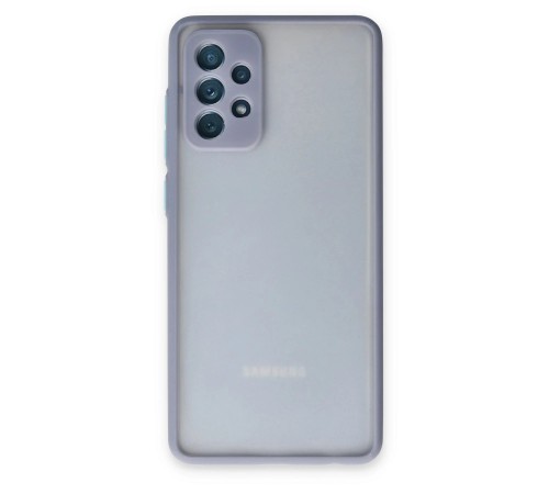Samsung Galaxy A72 Kılıf Montreal Silikon Kapak - Gri Samsung Galaxy A72 Kılıf Montreal Silikon Kapak - Gri