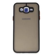 Samsung Galaxy J7 Kılıf Montreal Silikon Kapak - Siyah