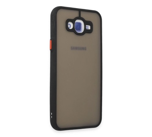 Samsung Galaxy J7 Kılıf Montreal Silikon Kapak - Siyah Samsung Galaxy J7 Kılıf Montreal Silikon Kapak - Siyah