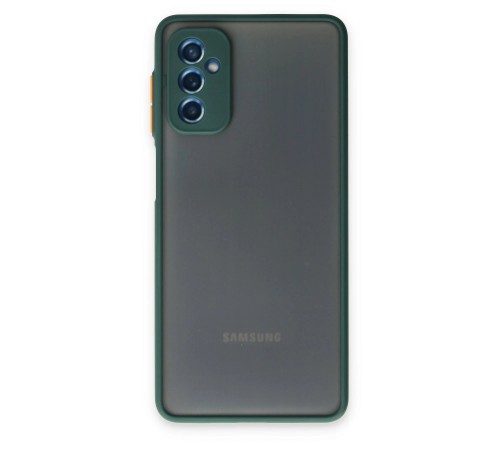 Samsung Galaxy M52 5G Kılıf Montreal Silikon Kapak - Yeşil Samsung Galaxy M52 5G Kılıf Montreal Silikon Kapak - Yeşil