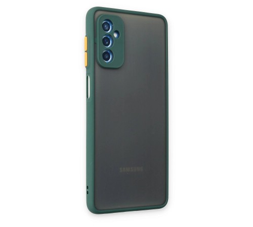 Samsung Galaxy M52 5G Kılıf Montreal Silikon Kapak - Yeşil Samsung Galaxy M52 5G Kılıf Montreal Silikon Kapak - Yeşil
