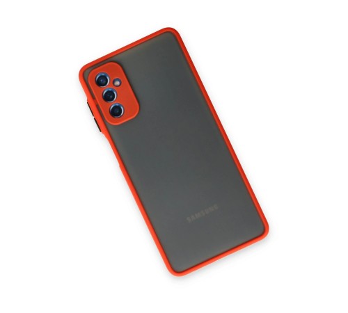 Samsung Galaxy M52 5G Kılıf Montreal Silikon Kapak - Kırmızı