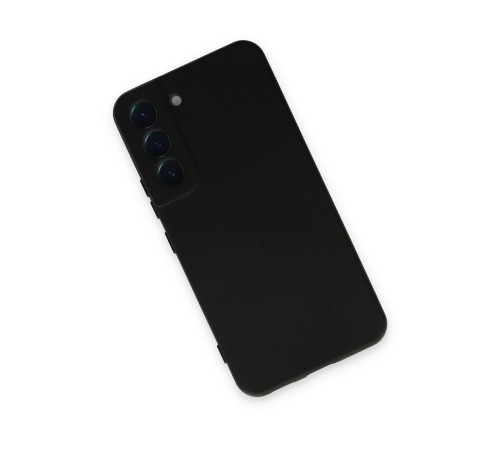 Samsung Galaxy S22 Kılıf Nano içi Kadife Silikon - Siyah Samsung Galaxy S22 Kılıf Nano içi Kadife Silikon - Siyah