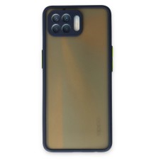 Oppo Reno 4 Lite Kılıf Montreal Silikon Kapak - Lacivert
