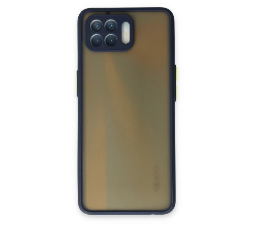 Oppo Reno 4 Lite Kılıf Montreal Silikon Kapak - Lacivert Oppo Reno 4 Lite Kılıf Montreal Silikon Kapak - Lacivert