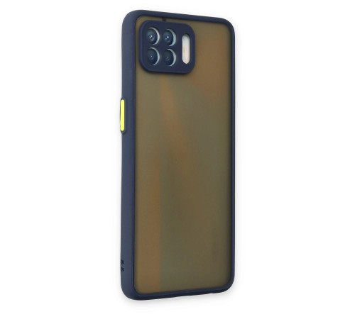 Oppo Reno 4 Lite Kılıf Montreal Silikon Kapak - Lacivert Oppo Reno 4 Lite Kılıf Montreal Silikon Kapak - Lacivert