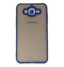 Samsung Galaxy J7 Kılıf Montreal Silikon Kapak - Lacivert
