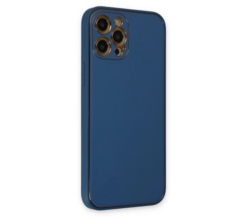 iPhone 12 Pro Max Kılıf Coco Deri Silikon Kapak - Açık Mavi iPhone 12 Pro Max Kılıf Coco Deri Silikon Kapak - Açık Mavi