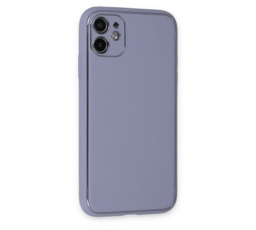 iPhone 12 Kılıf Coco Deri Silikon Kapak - Açık Lila iPhone 12 Kılıf Coco Deri Silikon Kapak - Açık Lila
