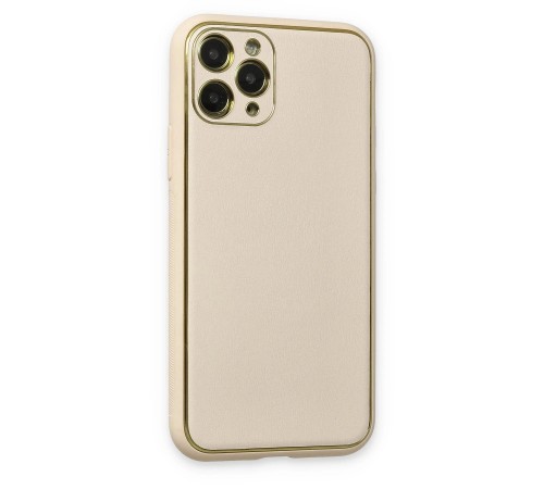 iPhone 11 Pro Max Kılıf Coco Deri Silikon Kapak - Beyaz iPhone 11 Pro Max Kılıf Coco Deri Silikon Kapak - Beyaz