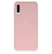 Samsung Galaxy A30S Kılıf Nano içi Kadife Silikon - Pudra