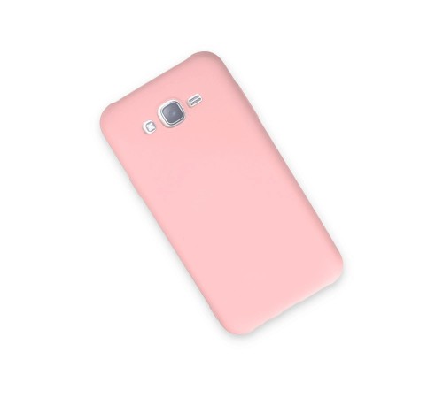 Samsung Galaxy J7 Kılıf Nano içi Kadife Silikon - Pudra Samsung Galaxy J7 Kılıf Nano içi Kadife Silikon - Pudra