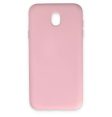 Samsung Galaxy J7 Pro / J730 Kılıf Nano içi Kadife Silikon - Pudra
