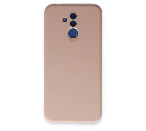 Huawei Mate 20 Lite Kılıf Nano içi Kadife Silikon - Pudra Huawei Mate 20 Lite Kılıf Nano içi Kadife Silikon - Pudra