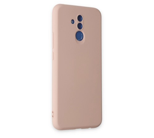 Huawei Mate 20 Lite Kılıf Nano içi Kadife Silikon - Pudra Huawei Mate 20 Lite Kılıf Nano içi Kadife Silikon - Pudra