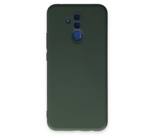 Huawei Mate 20 Lite Kılıf Nano içi Kadife Silikon - Koyu Yeşil Huawei Mate 20 Lite Kılıf Nano içi Kadife Silikon - Koyu Yeşil