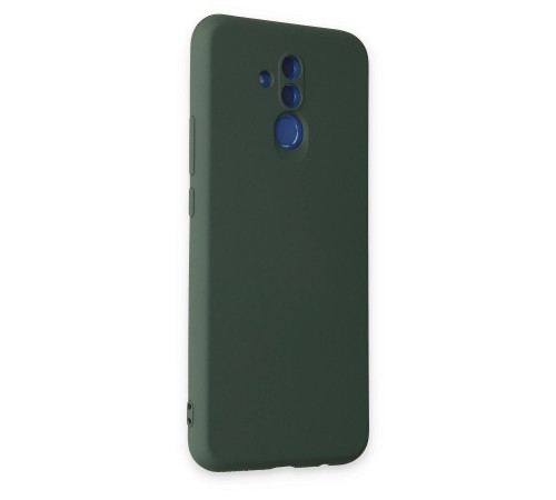 Huawei Mate 20 Lite Kılıf Nano içi Kadife Silikon - Koyu Yeşil Huawei Mate 20 Lite Kılıf Nano içi Kadife Silikon - Koyu Yeşil
