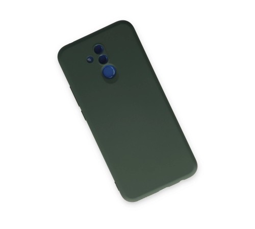 Huawei Mate 20 Lite Kılıf Nano içi Kadife Silikon - Koyu Yeşil Huawei Mate 20 Lite Kılıf Nano içi Kadife Silikon - Koyu Yeşil