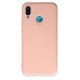 Huawei P20 Lite Kılıf Nano içi Kadife Silikon - Pudra