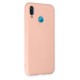 Huawei P20 Lite Kılıf Nano içi Kadife Silikon - Pudra