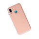Huawei P20 Lite Kılıf Nano içi Kadife Silikon - Pudra