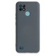 Realme C21 Kılıf Nano içi Kadife Silikon - Gri