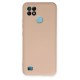 Realme C21 Kılıf Nano içi Kadife Silikon - Pudra